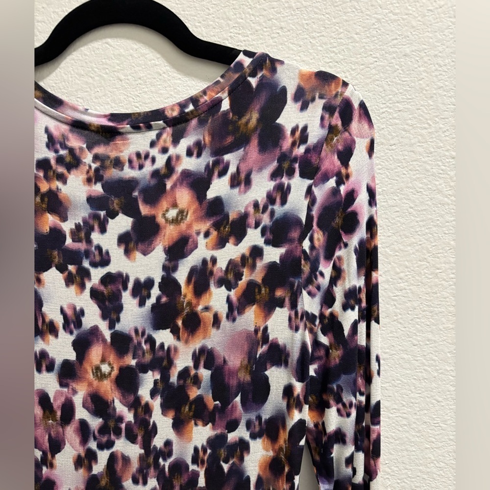 Saint + Sofia Maxi, Long-Sleeve Dress, Size USA 4 - Picture 8 of 10